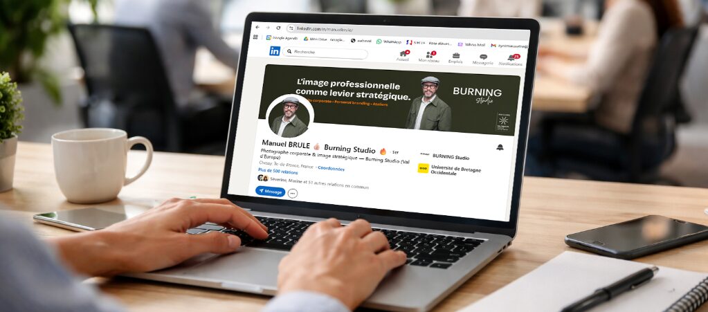 portrait professionnel LinkedIn studio Val d'Europe